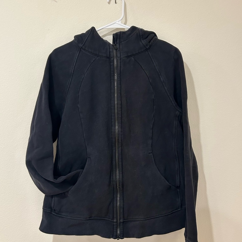 Lululemon Black Full Zip Scuba Hoodie